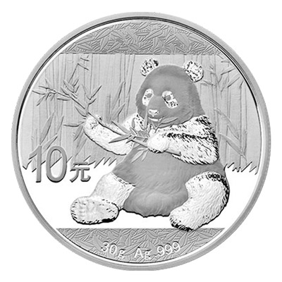 2017 Silver Panda Coin reverse