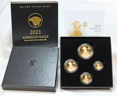 American Eagle Gold Four-Coin Set Type 2 obverse