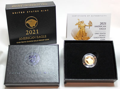 American Eagle Gold One-Tenth Ounce Coin Type 2