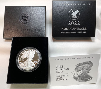2022 San Francisco American Silver Eagle Proof Dollar Coin