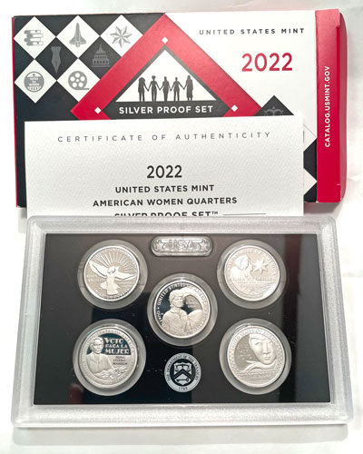 2022 American Women Quarter Dollar silver proof set