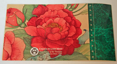 Botanic Garden Coin and Currency Set Booklet back