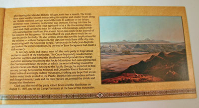 Lewis and Clark Coin and Currency Set Expedition Booklet page 11