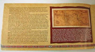 Lewis and Clark Coin and Currency Set Expedition Booklet page 14
