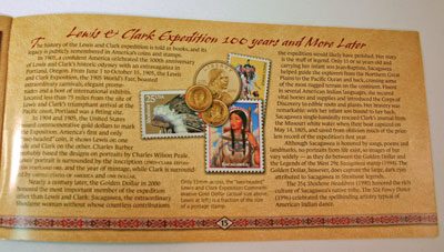 Lewis and Clark Coin and Currency Set Expedition Booklet page 15