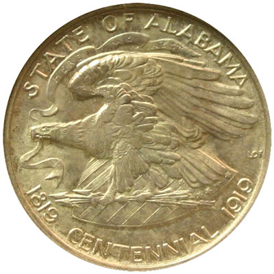 Alabama Centennial Half Dollar Reverse