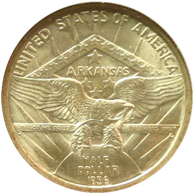 Arkansas Centennial Half Dollar commemorative coin obverse