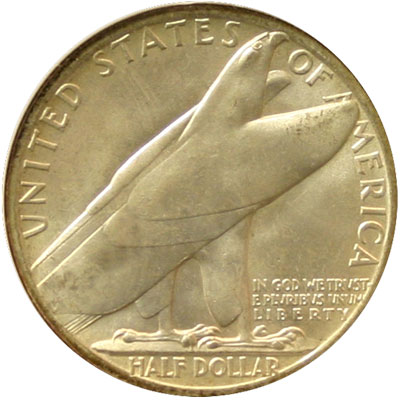 Bridgeport Connecticut Centennial Half Dollar commemorative coin reverse