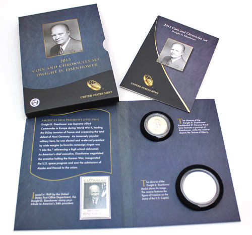 Eisenhower Coin and Chronicles Set