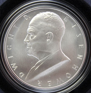 Eisenhower Presidential Medal obverse