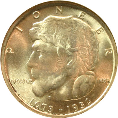 Elgin Illinois Centennial half dollar commemorative coin obverse