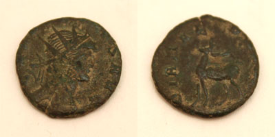 Ancient Roman Coin - Gallienus Antoninianus 253-268 AD