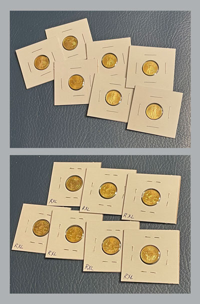 American Gold Eagle $5 Tenth Ounce coins