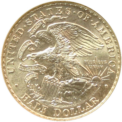 Illinois Centennial Half Dollar reverse