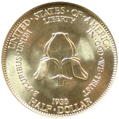 New Rochelle NY 250th Anniversary half dollar commemorative coin reverse