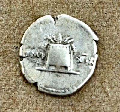 Vespasian Silver Denarius 69-79 AD ancient coin reverse