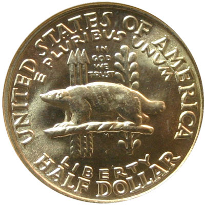 Wisconsin Territorial Centennial half dollar commemorative coin obverse