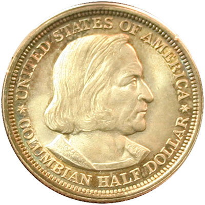 World's Columbian Exposition Half Dollar Coin obverse