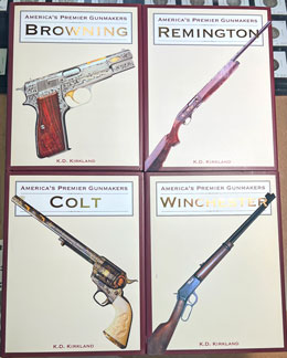 America's Premier Gunmakers books Remington Colt Winchester Browning