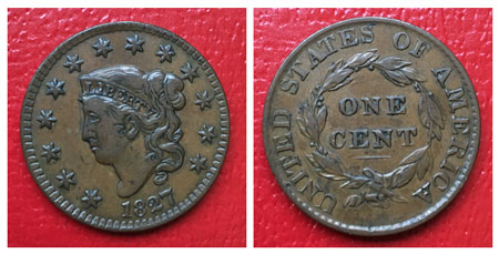 1827 Large Cent Choice