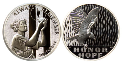 2011 September 11 National Medal obverse and reverse