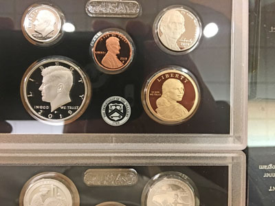 2019 Silver Proof Set cent nickel dime half and dollar