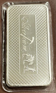 10 ounce SilverTowne Trademark Silver Bar reverse