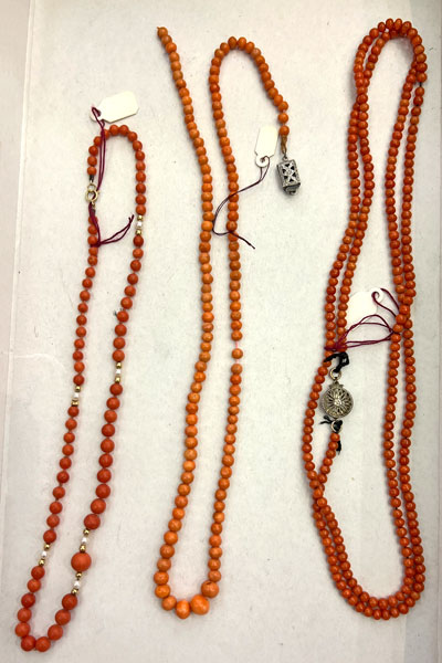 Vintage Coral Necklaces Vintage Coral Necklaces