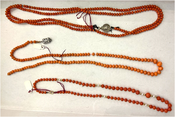 Vintage Coral Necklaces
